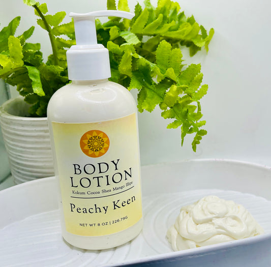 Peachy Keen Organic Natural Body Lotion