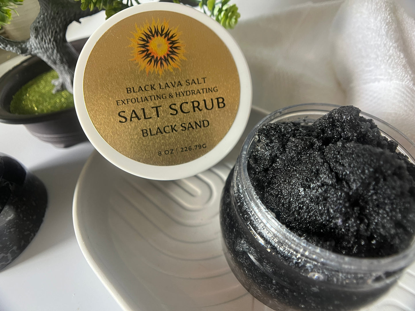 Black Sand Salt Scrub