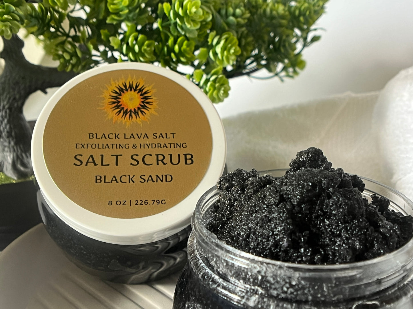 Black Sand Salt Scrub