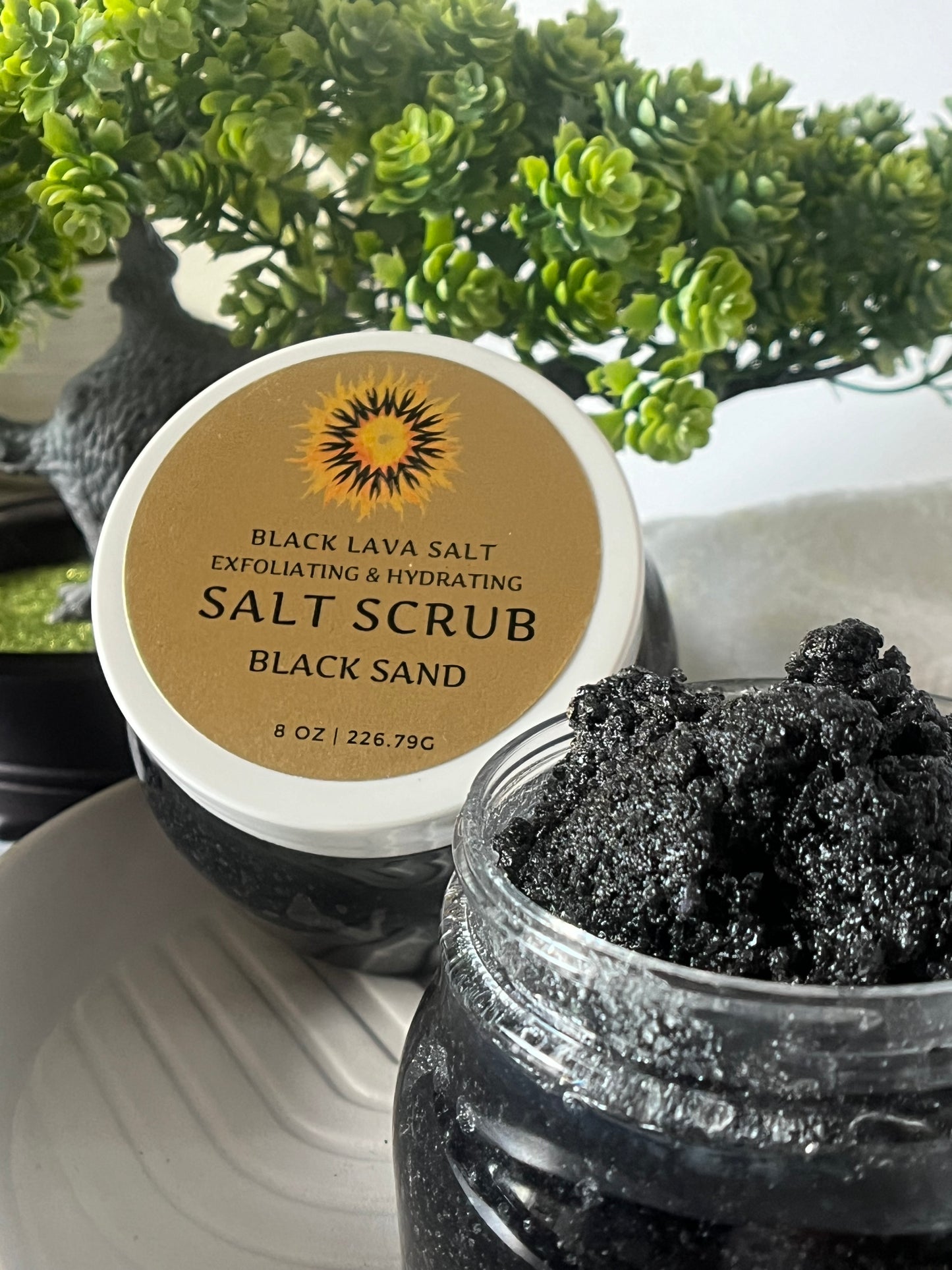 Black Sand Salt Scrub