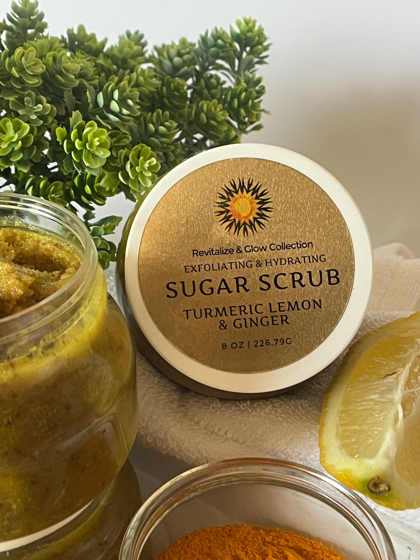 Turmeric Lemon ginger Scrub