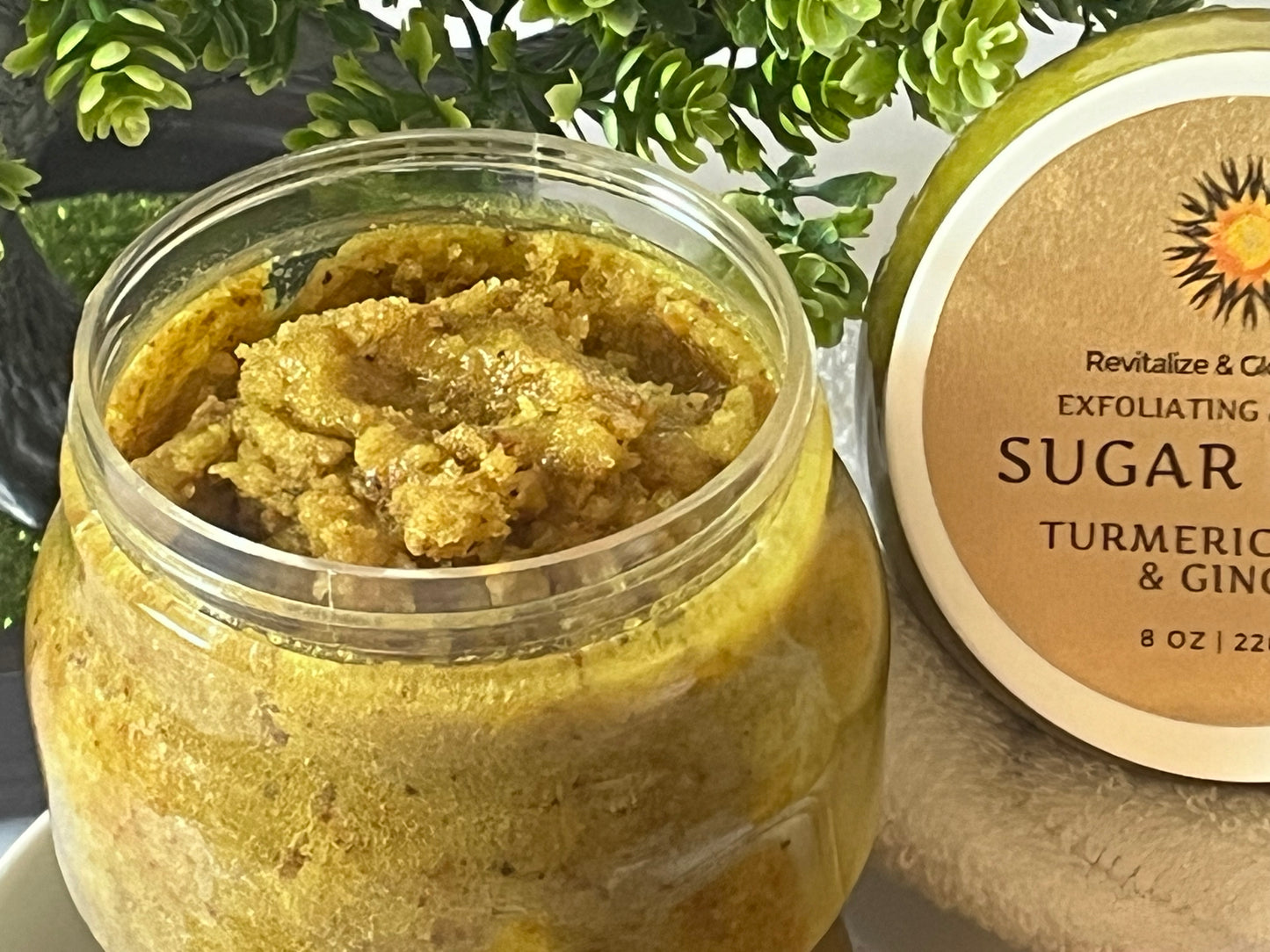 Turmeric Lemon ginger Scrub