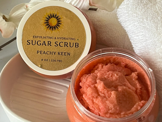 Peachy Keen Emulsified Sugar Scrub