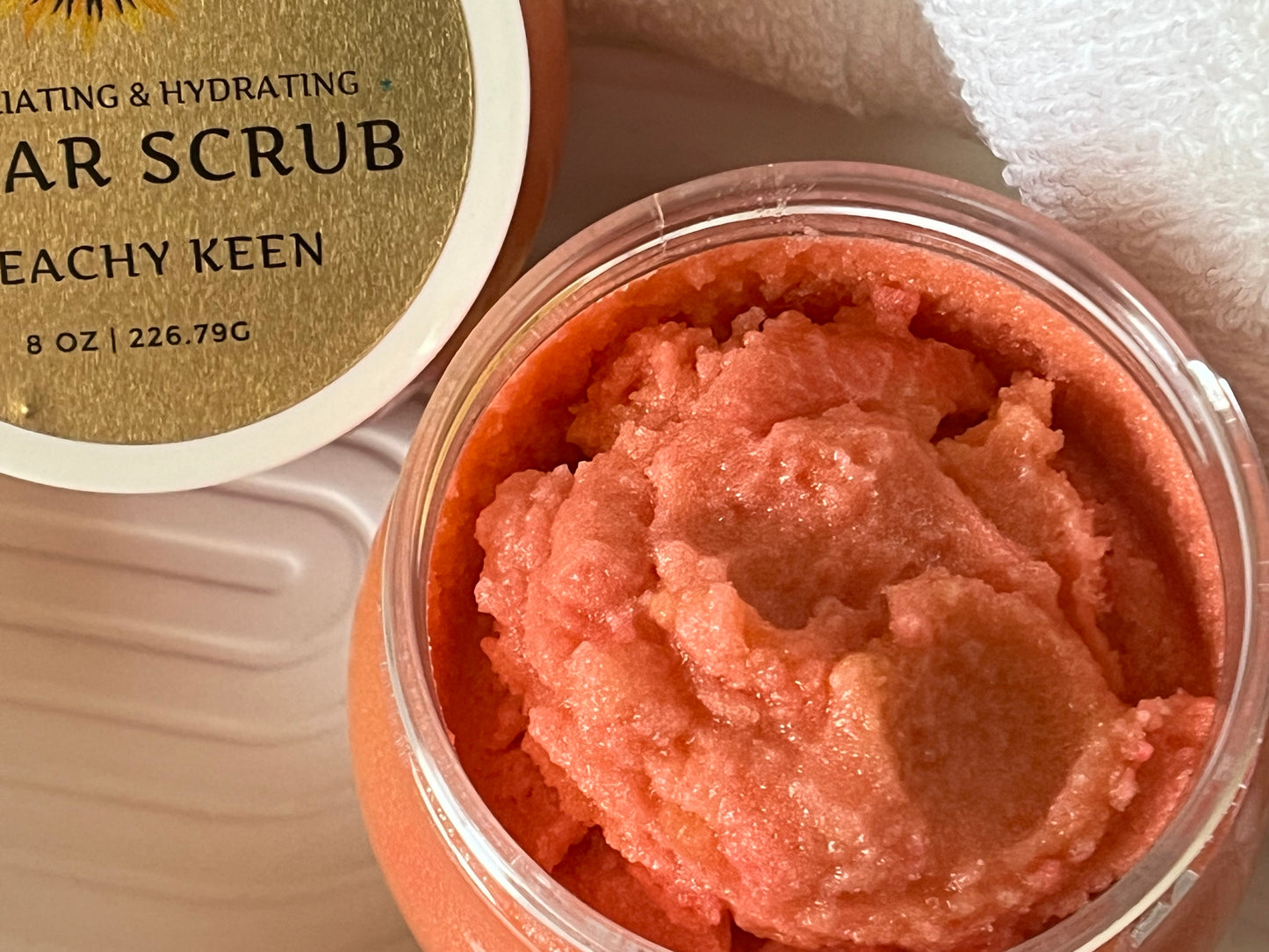 Peachy Keen Emulsified Sugar Scrub