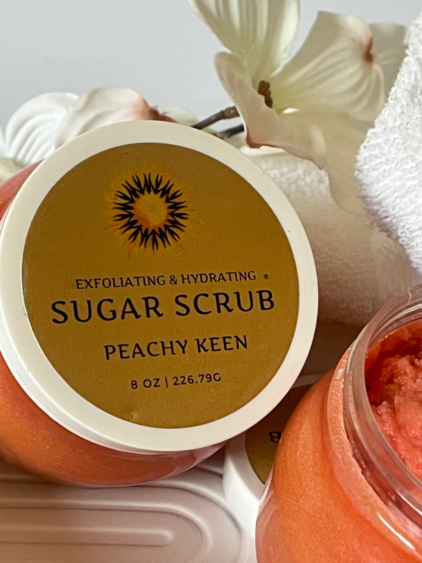 Peachy Keen Emulsified Sugar Scrub