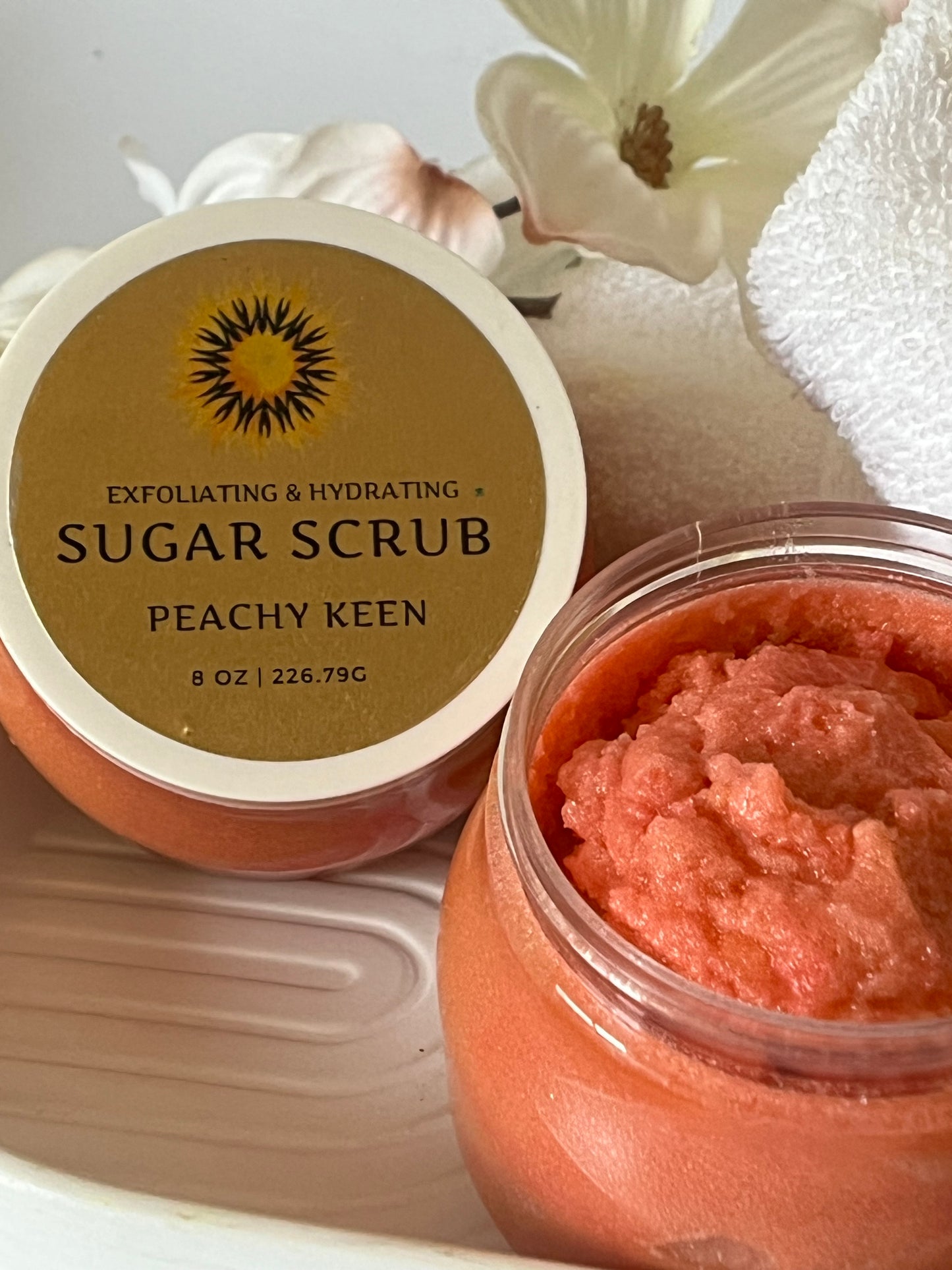 Peachy Keen Emulsified Sugar Scrub